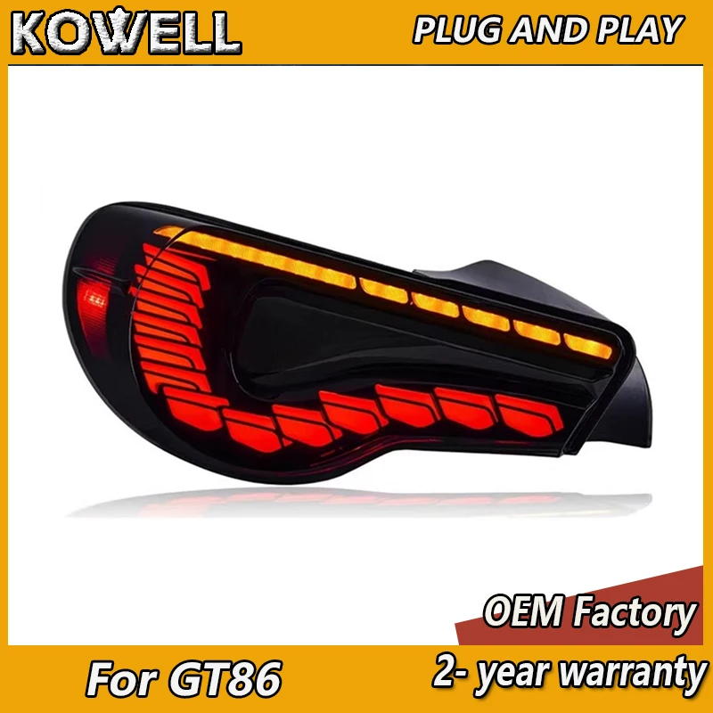 

Car Styling for Toyota GT86 Tail Light 2013-2019 Subaru BRZ Taillight FT86 Rear DRL Fog Brake Turn Signal Reversing