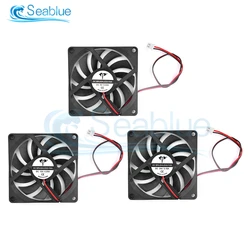 5V 12V 24V 8010 ventilador Turbo de refrigeración piezas de impresora 3D sin escobillas 2 pines para extrusora DC ventilador enfriador ventiladores de plástico envio gratis