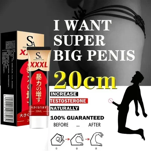 Penis Permanent Thickening Growth Man Massage Enlargement Cream Cock Erection Enhance Big Dick Enlarge Liquid Men XXL