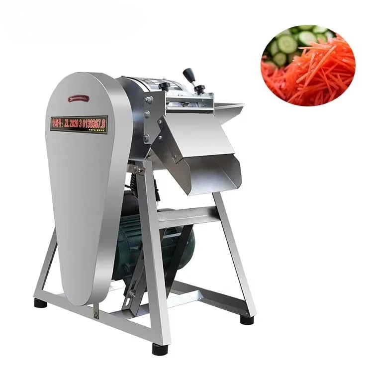1-10Mm Adjustable Slice Thickness Vegetable Slicing Machine Sweet Potato Eggplant Chopping Dicing Cutting Machine