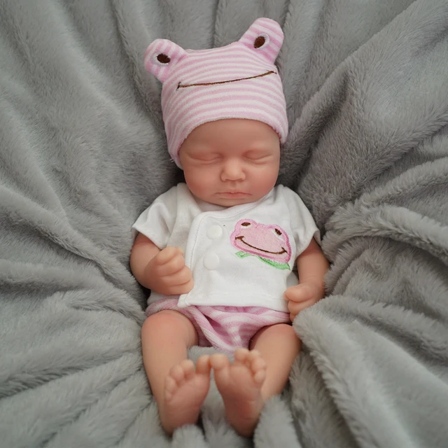 12 "30Cm dziewczyna Micro Preemie całe ciało silikonowe laleczka bobas realistyczna Mini Reborn Doll Surprice dzieci antystresowe moja melodia