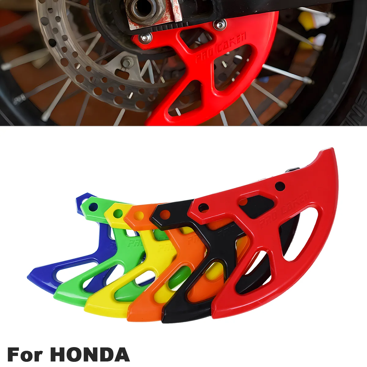 

Motorcycle New Plastic Rear Brake Disc Guard For Honda CR 125R 250R CRF 250X 450X 250RX 450RX 250R 450R 450L Kayo T4 T6 BSE
