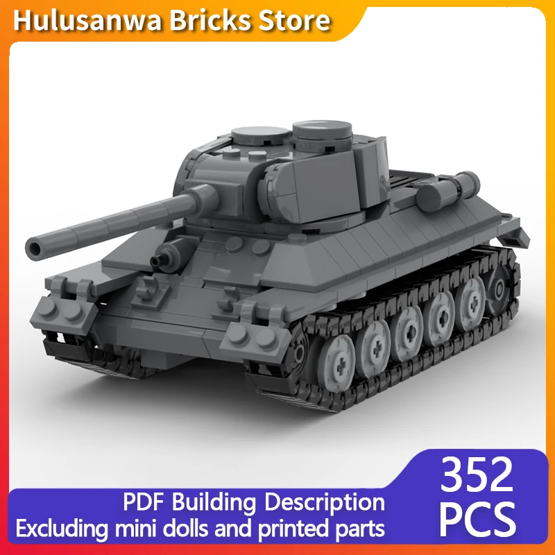 

T-34-85 WW2 военные танки модель MOC строительные кирпичи военное оборудование модульные технологии подарки праздник сборка детские игрушки костюм