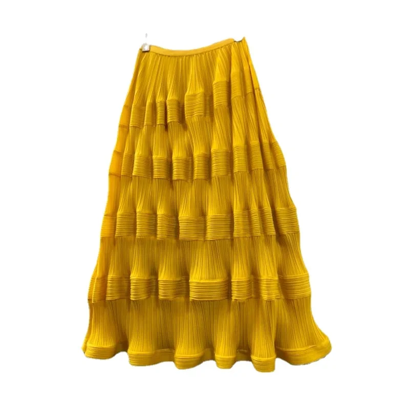 

Pleated Cake Skirts Women Party Puff Skirts Fashion Pleated Skirt