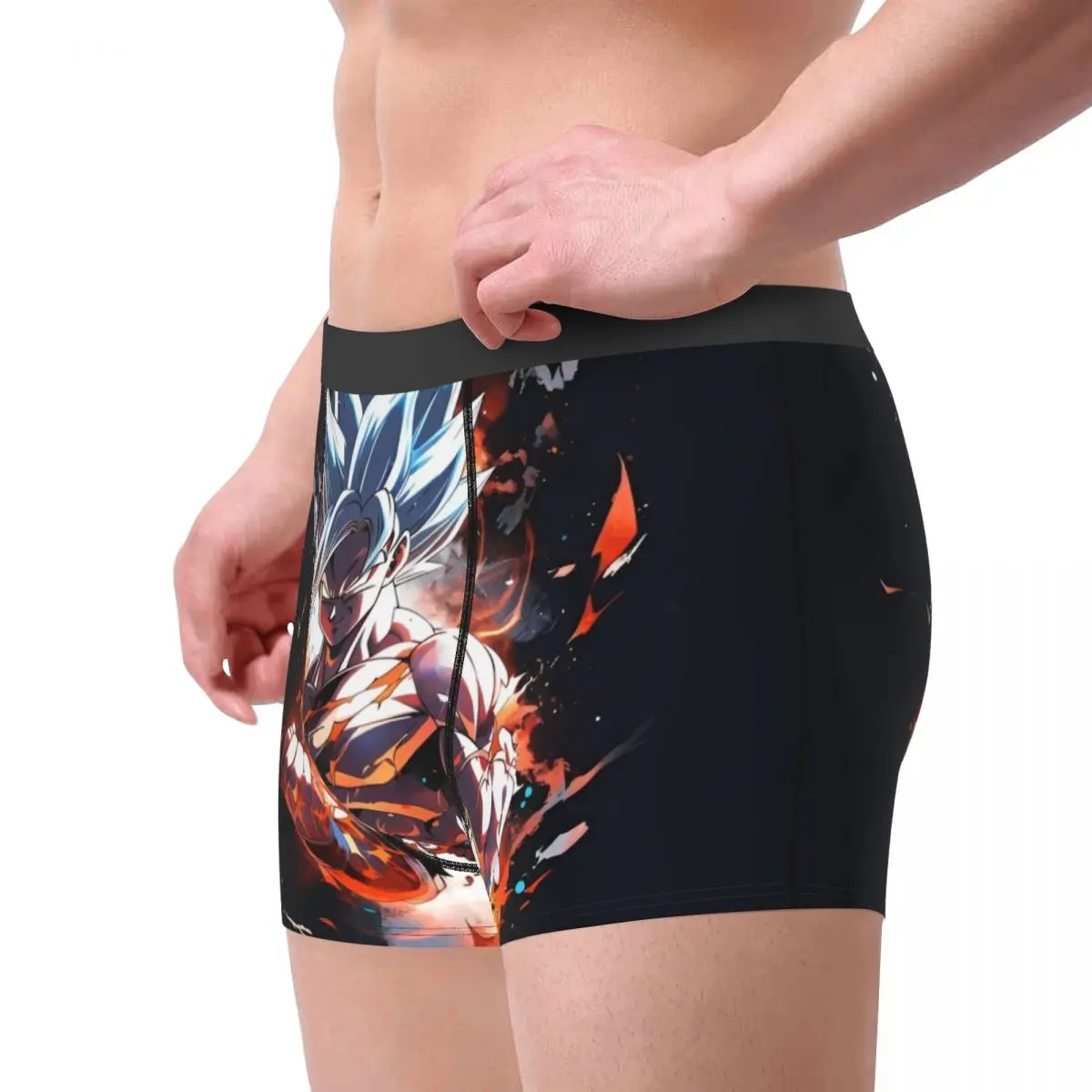 Dragon Ball Z Japanese Anime Men Underwear Boxer Briefs Shorts Panties Sexy Soft Underpants for Homme S-XXL