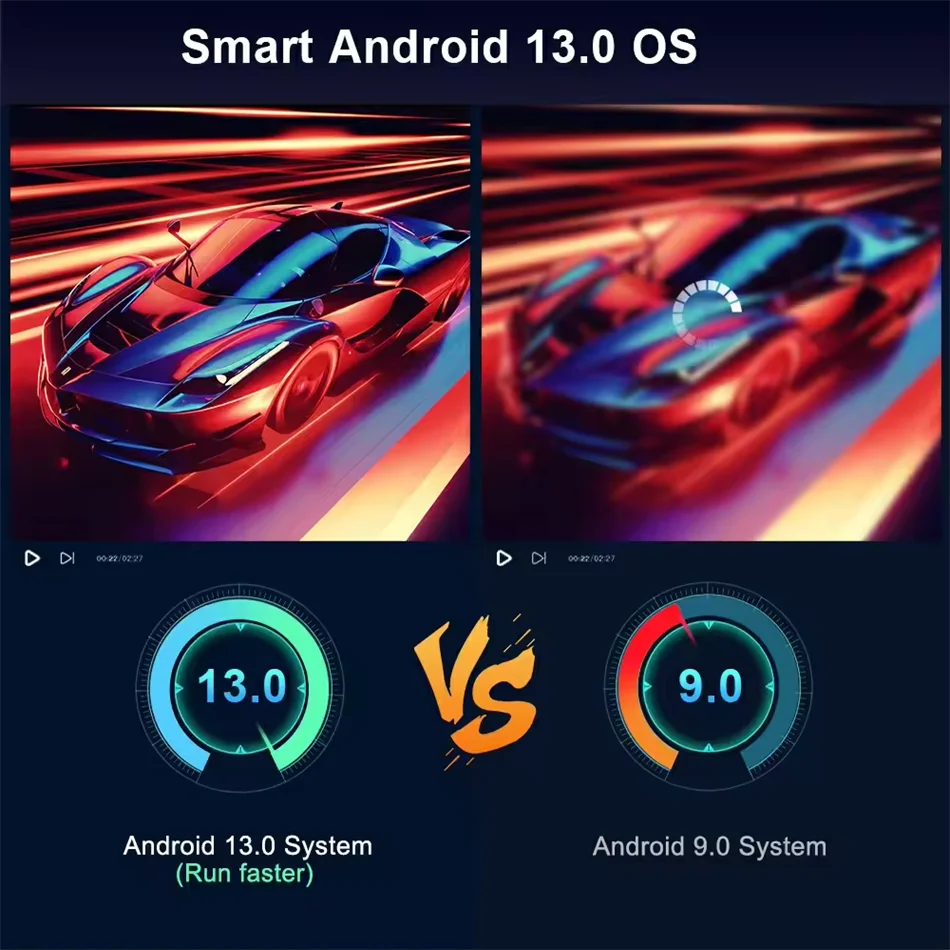 KaiAqua 250Ansi Lumens Android 4K LED Projector Full HD 1080P Video 8K Home Theater Auto Keystone 5G WiFi Portable Proyector