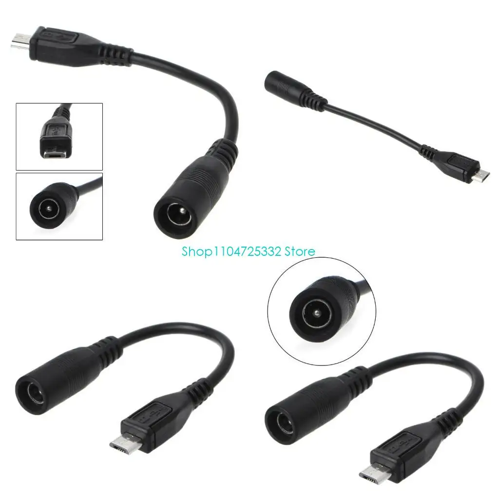 

P5EA 5,5x2,1 мм для вилки постоянного тока, водонепроницаемый для куртки с гнездом для разъема Micro USB, адаптер