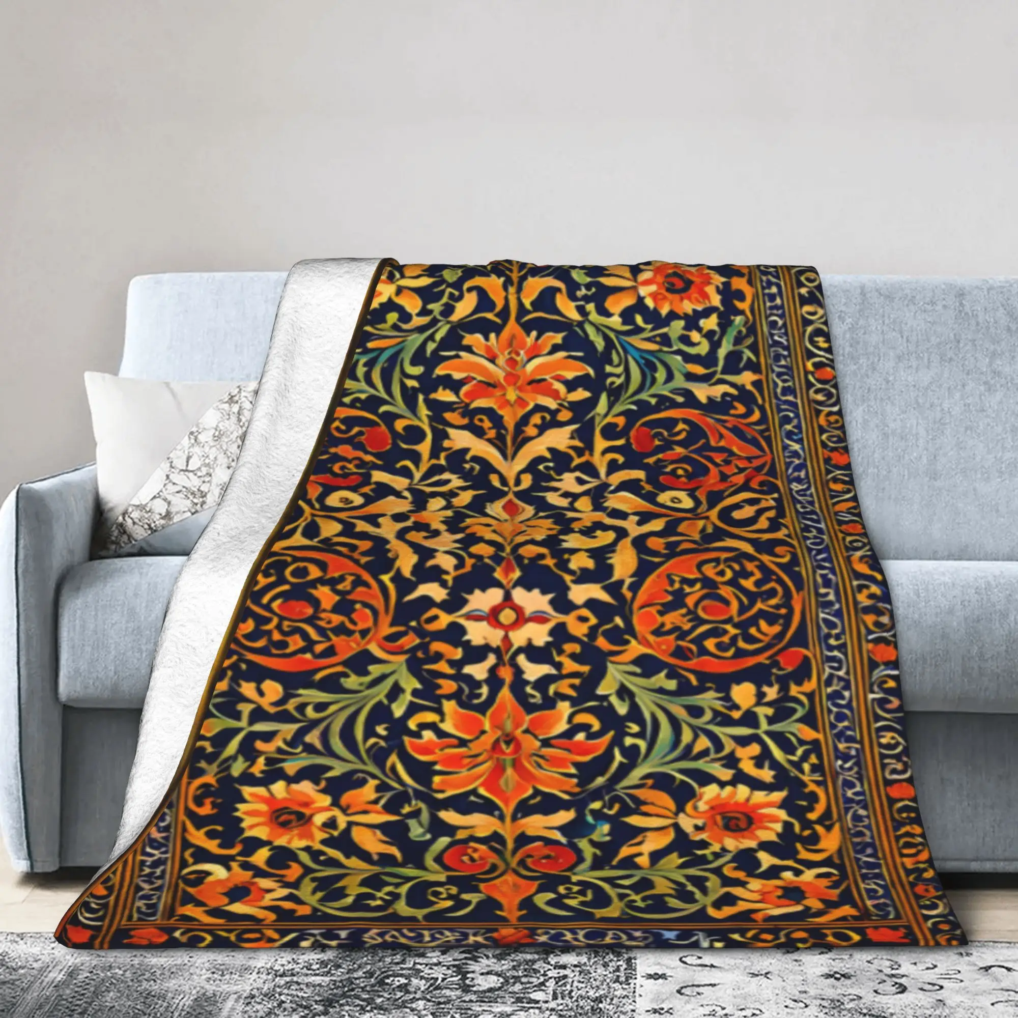 Aladdins Magic Carpet  Blanket Super Soft Flannel Healing Gift  Throw Blankets Bedspread