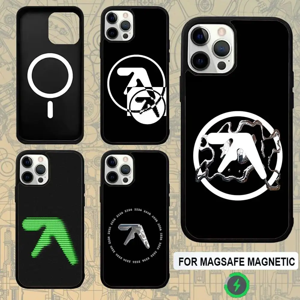

Aphex T-Twin Electronica Phone Case For IPhone 16e,16,15,Pro,Max,14,Plus,13,12,11 Magesafe Magnetic Wireless Charge Cover