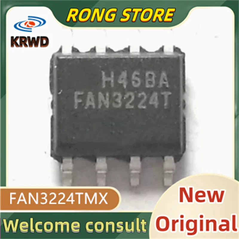 10PCS FAN3224T New and Original Chip IC FAN3224TMX FAN3224TM FAN3224 SOP-8