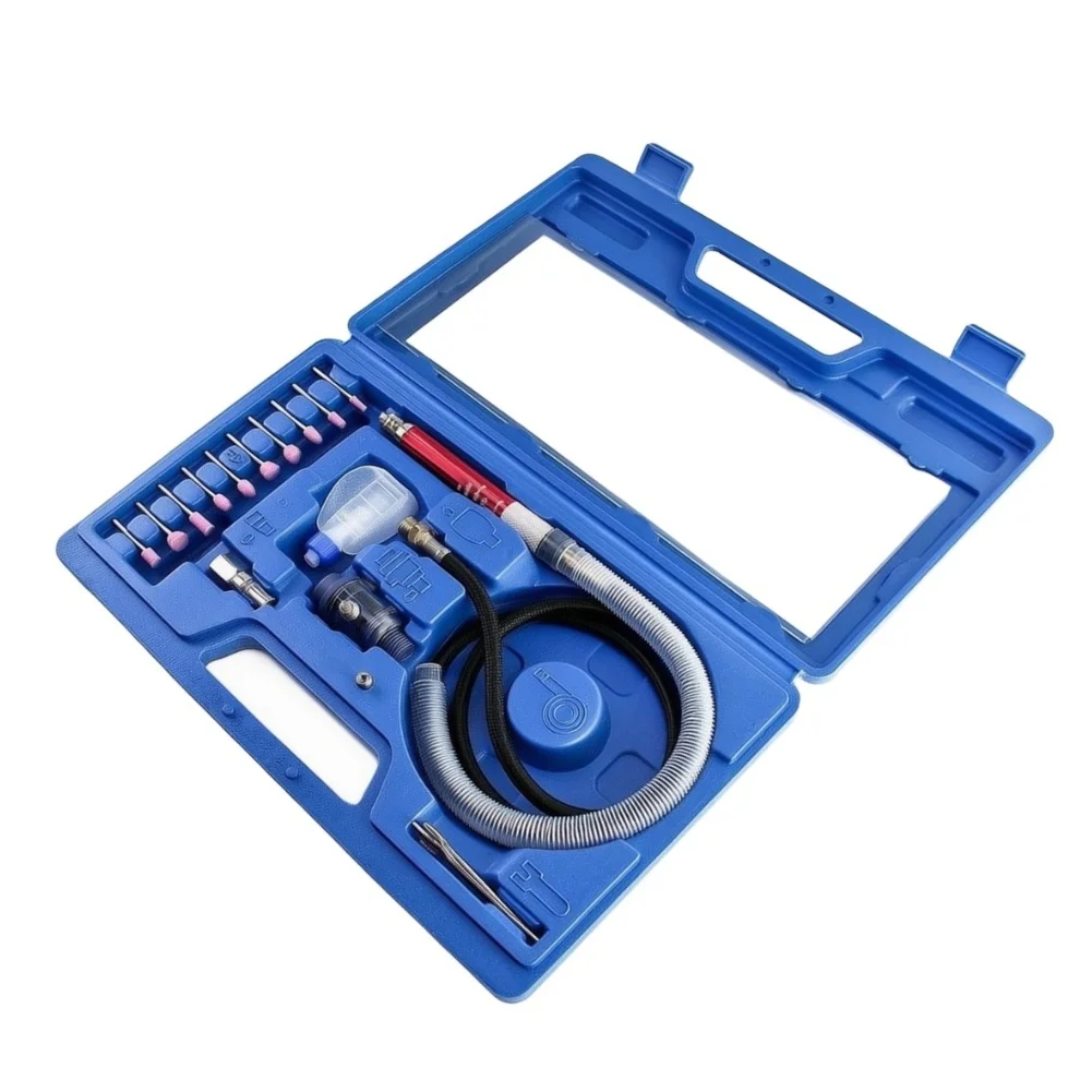 3mm Collet Pneumatic Rotary Grinder Pen Kit with Ergonomic Grip and Low Vibration Design for Comfortable Long Duration Operation