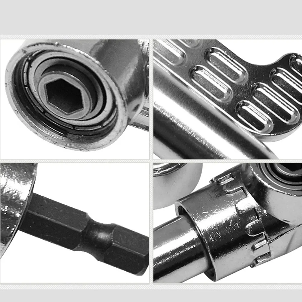 

2Pcs Electric Angle Adapter 105 Degree Corner Bit Extension Tool Screwdriver Socket Holder for Tight Spaces Repair