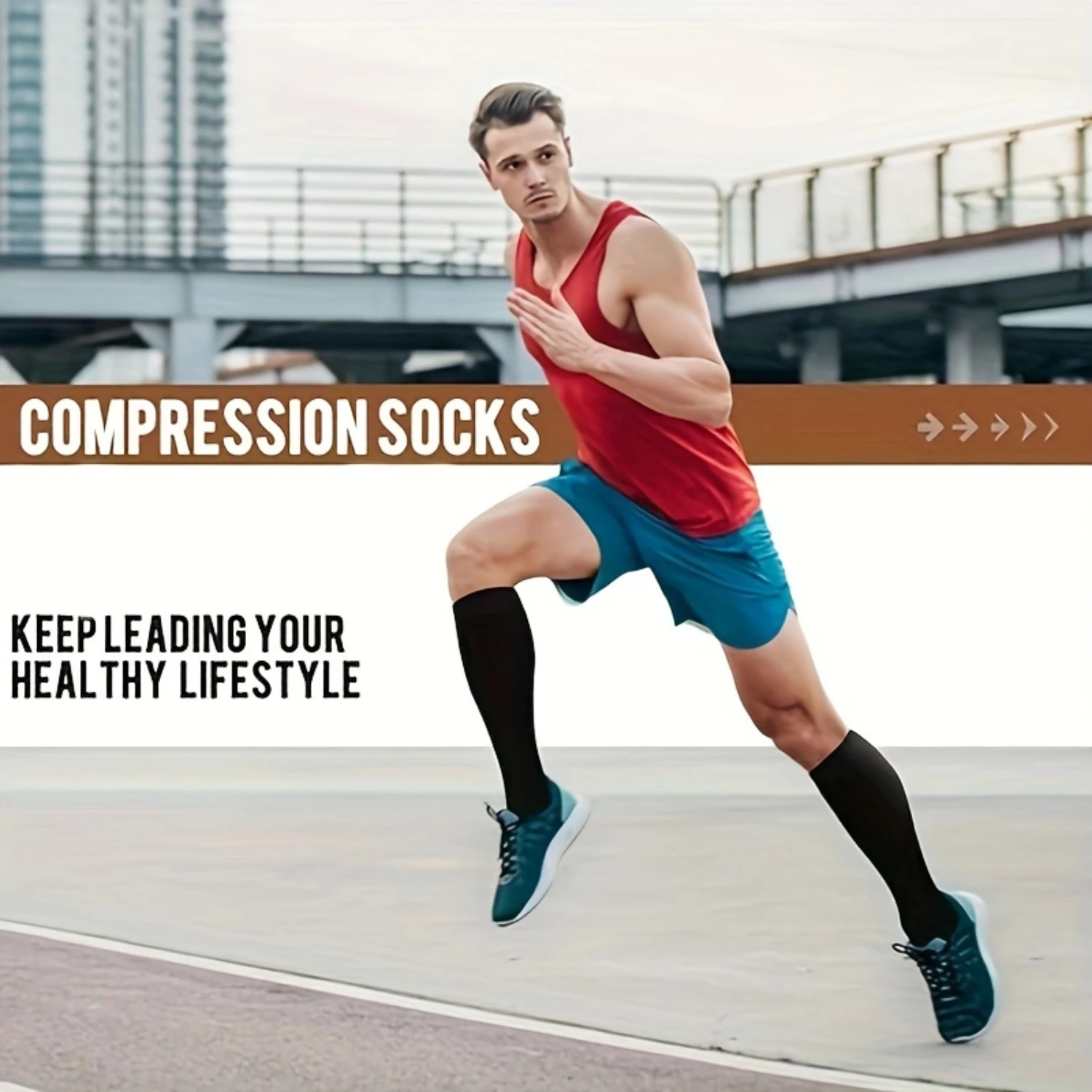 4 Pairs Copper Compression Socks - 20-30mmhg Circulatory Boost for Nurses & Athletes - Enhanced Support, Unisex, Ideal for Runni