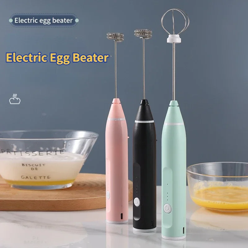 Multifunctional Electric Stirring Rod with USB, Mini Cream Whisking, Household Kitchen Egg Beater