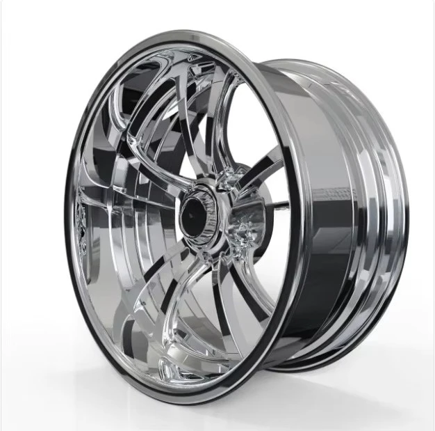 Personalized 2-piece Multi Spoke Fully Polished with Imitate Center Lock Aluminum Alloy Forged Wheel  for Honda Accord