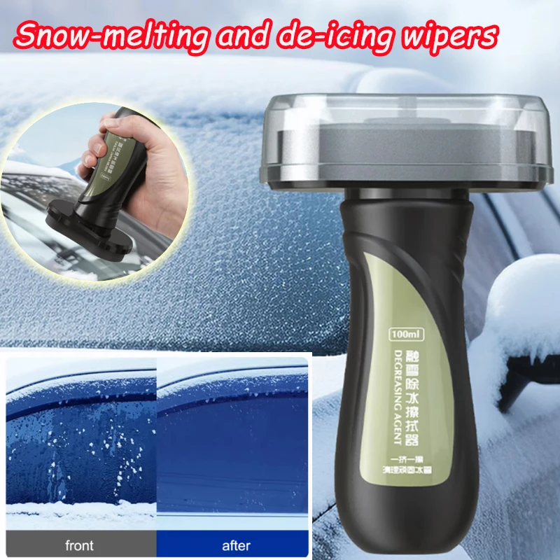 

Universal Car Windscreen Winter De-icing Snow-melting Agent Multi-function De-icing Shovel Snow Sweeper Car Cleaning Tool