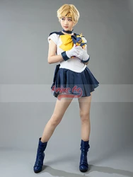Anime Sailor Uranus Tenoh Haruka Cosplay Costume Girls Women Dress for Halloween