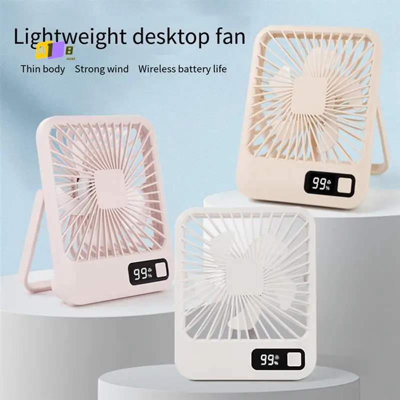 

A08F-Desktop Small Fan Multi-Power Office Thin And Charging Model Foldable Brushless Portable
