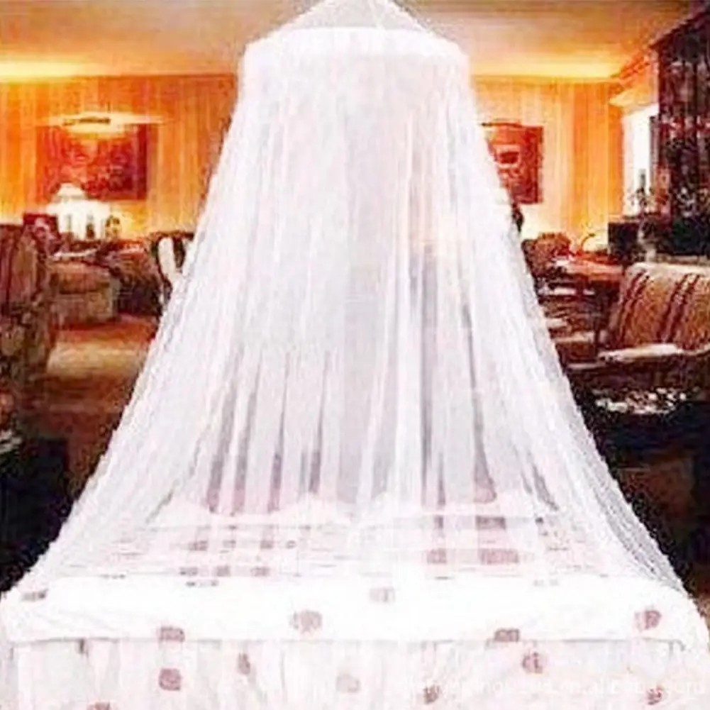 Sommer Home Dome Moskitonetz für Doppelbett Sommer Polyester Mesh Stoff Home Schlafzimmer Bettwäsche Prinzessin Mädchen Insektennetz