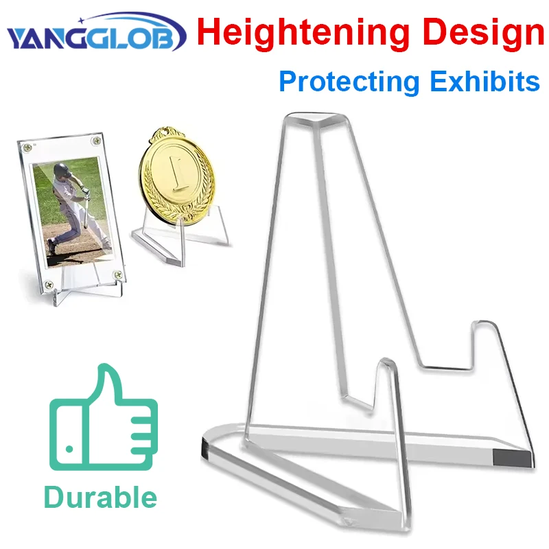 

1 шт. треугольная подставка для карточек, мини-акриловый держатель для фотографий с изображением идола, подставки для монет, спортивные коллекционные карточки, стеллажи для выставки товаров