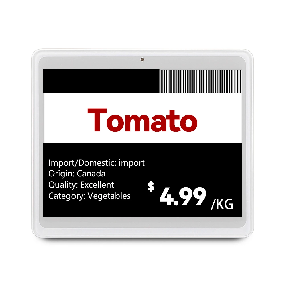 Ble Esl Digital Supermaket 5.8 Inch Smart Price Tag Electronic Shelf Label Black White Red