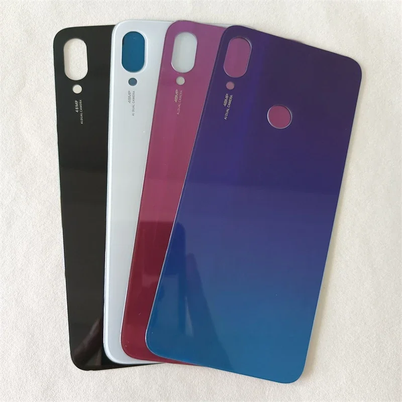 

For Redmi Note 7 Note 7 Pro battery cover back glass panel rear door housing case repair parts