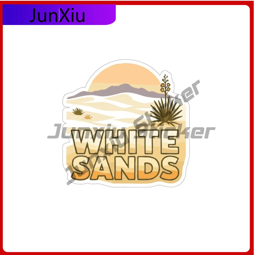 

White Sands National Park Occlusion Scratch Decal Accessories Us National Parks Series Sticker Decals Motorcycle Helmet Decals
