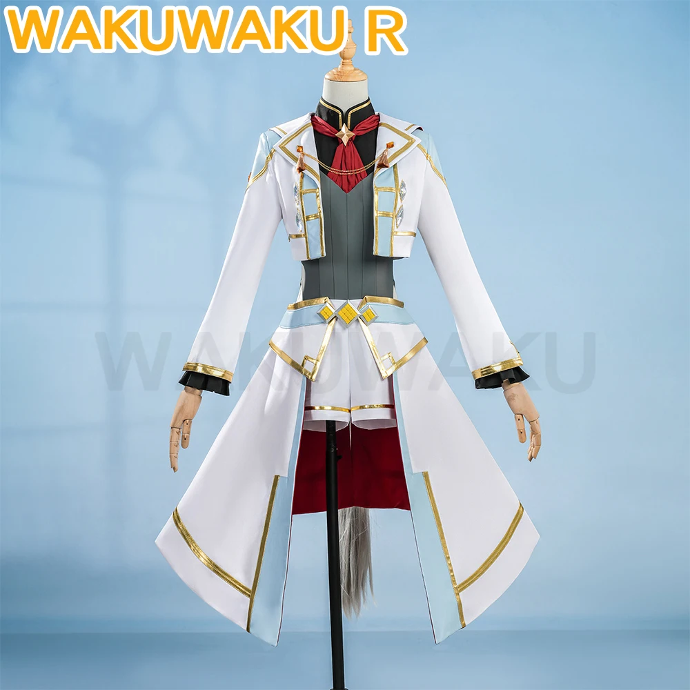 

Костюм для косплея Огурини (Oguri Cap) из игры WakuWaku-R, женский, золотой, для выступлений, с ушками, размеры XS-2XL, увеличенный размер