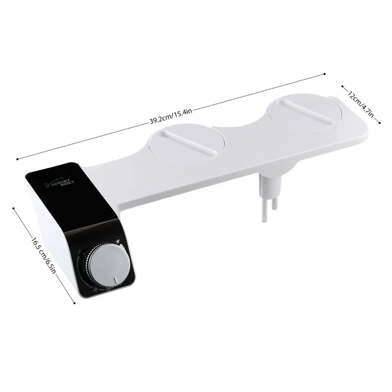 Bathroom Lightweight Women's Cleaning Tool Simple Intelligent Toilet Butt Dual Nozzle Flushing Device