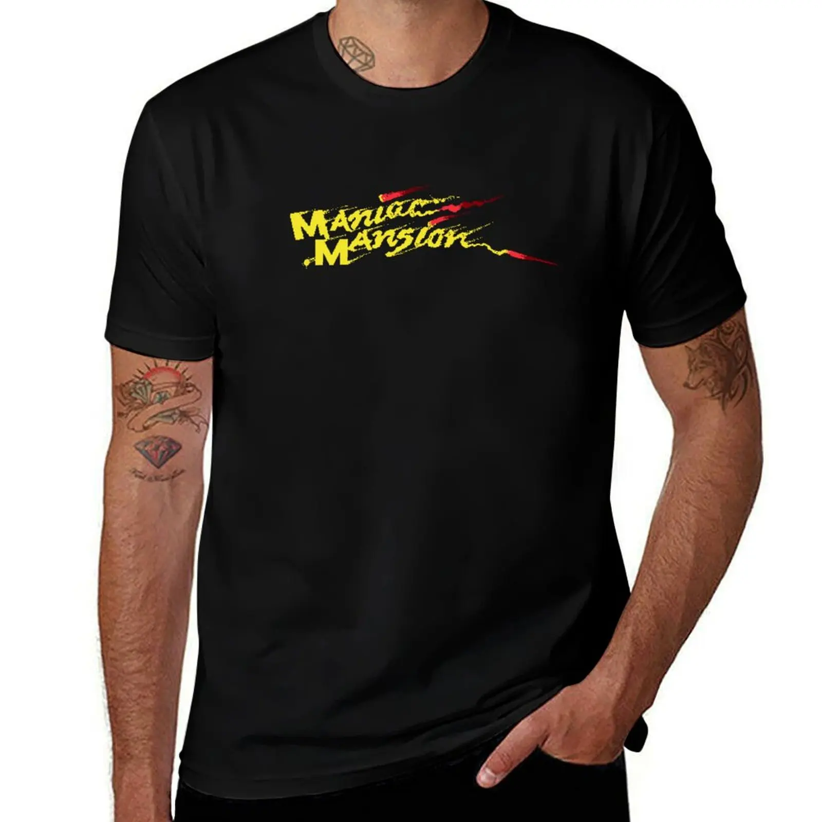 Maniac Mansion Pixel Style- Retro DOS game fan shirt T-Shirt Festival Party Tee Top T-Shirt