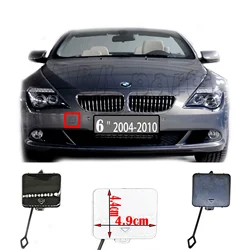 전면 견인 커버 범퍼 후크 아이 견인 캡 51117115705, 2004-2010 BMW 6 시리즈 E63 E64 630i 635d 645Ci 650i 에 적합