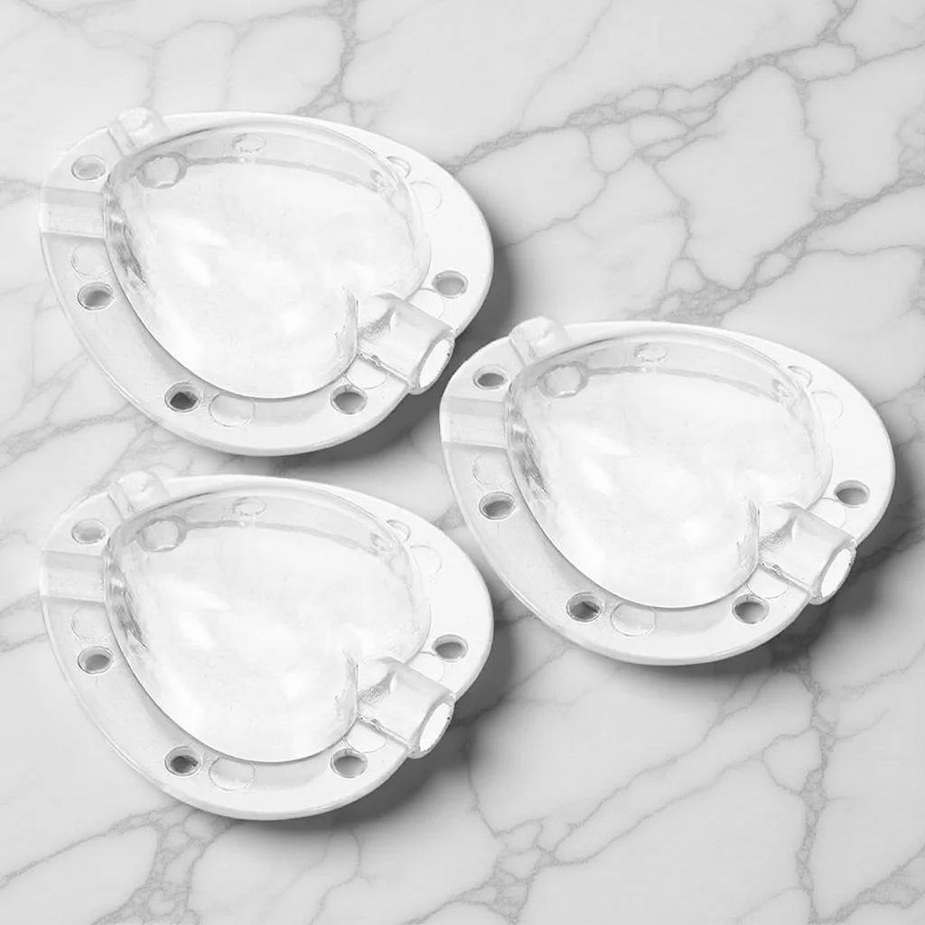 3Pcs Heart Shape Vegetable Mold Reusable Garden Fruit Forming Tool for Tomatoes Strawberries Calabash Transparent Shaping Mould