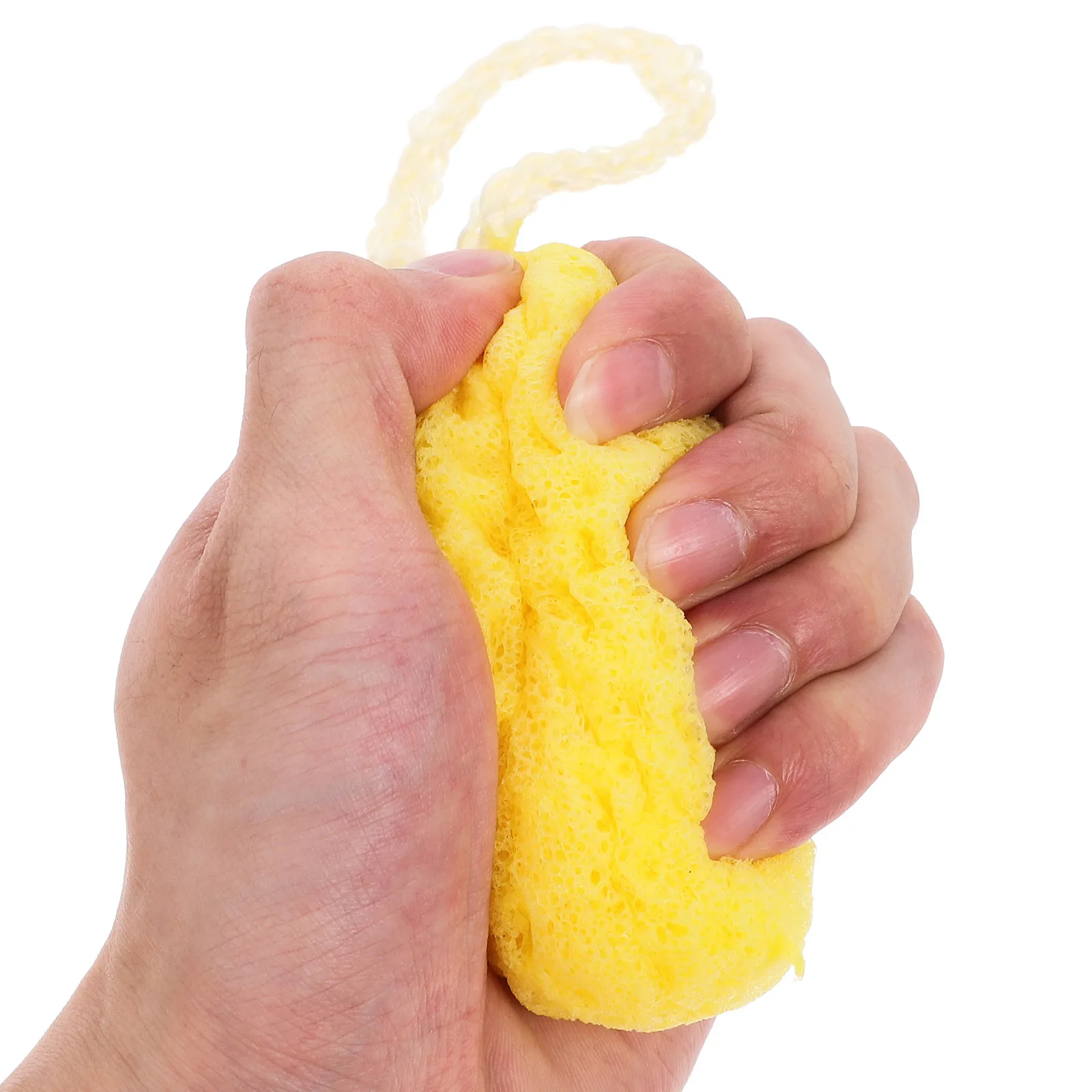 

6pcs Sponge Bathing Tools Drop-Shaped Honeycomb Exfoliator For Non-Latex Bath Scrubber Body Bathing Ball