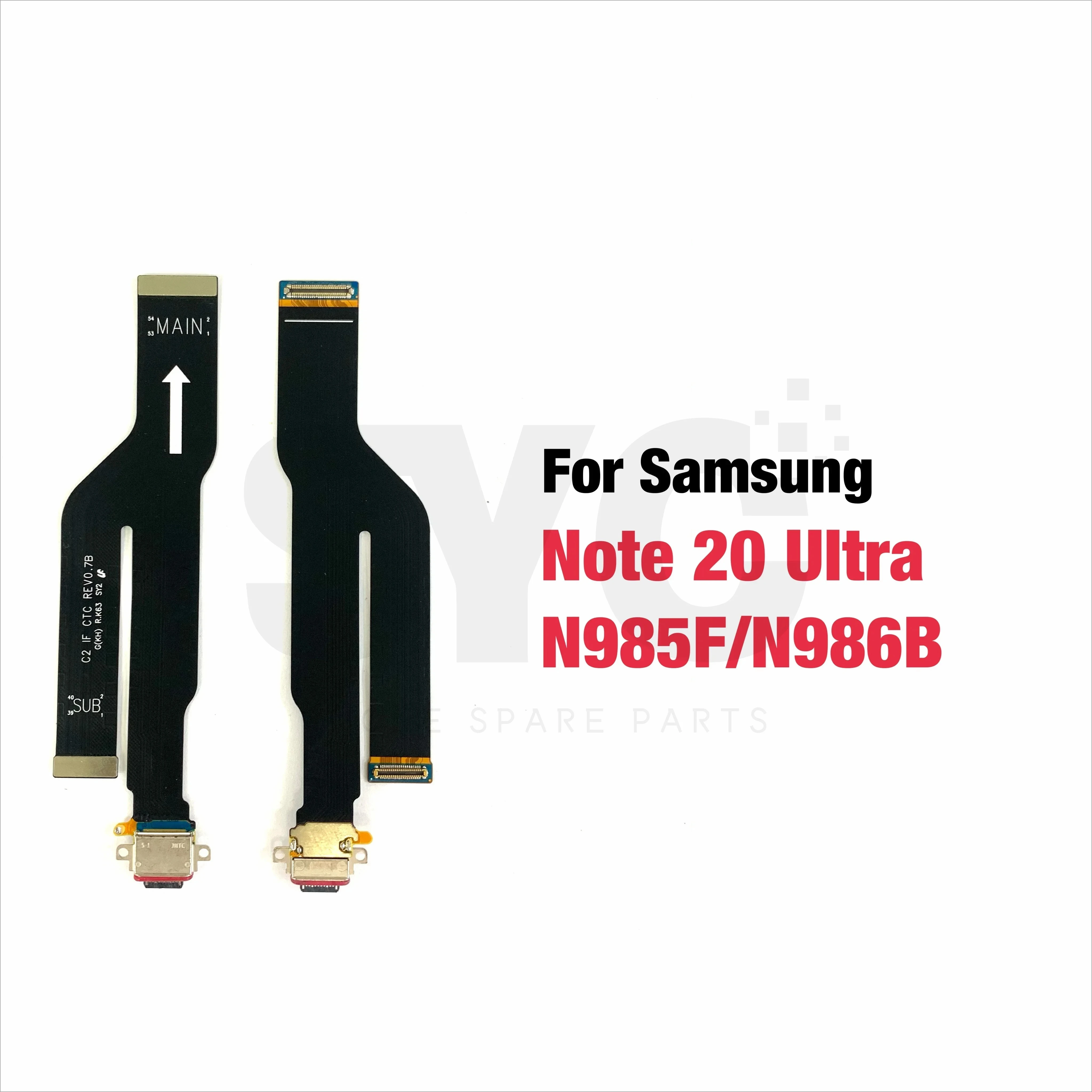 Original USB Charging Board Dock Port Flex Cable Repair Parts Replacemen for Samsung Note 20 Note 20 Ultra 5G image 3