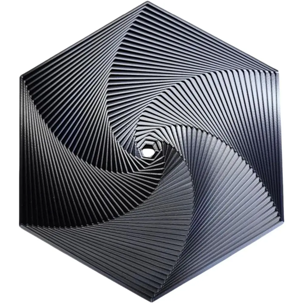 Fractal Fidget หกเหลี่ยม 3D การพิมพ์ป้องกันความวิตกกังวลและความเครียด Fidget ของเล่นสําหรับเด็กและผู้ใหญ่ Mindful Meditation TOOL