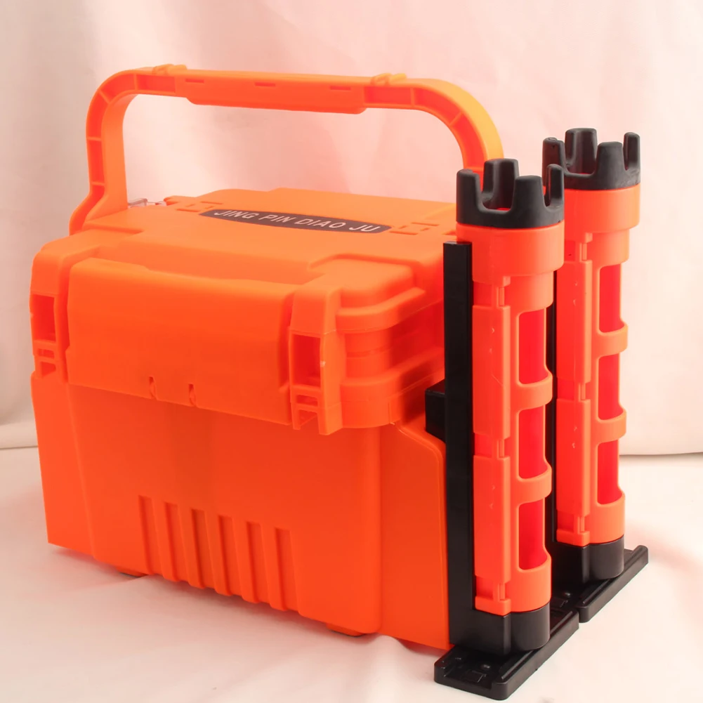Fishing Box Rod Display Barrel Holder Fishing Box Rod Stand Fishing Box Pole Fishing Accessories For Opass Meiho Versus Daiwa