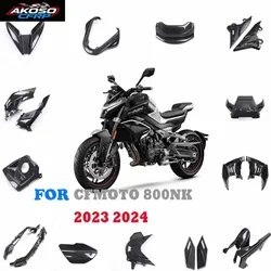 New For CFMOTO 800NK 2023 2024 Accessories Motorcycle Mudguard 100% 3K Carbon Fiber Fender Side Panels Cover Guard Parts Fairing