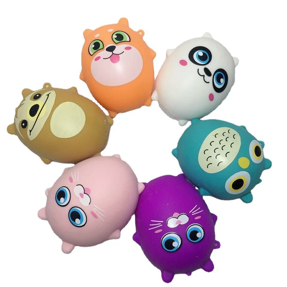 

Squeezing Animal Toy Flexible Quick Recovery Cute Cartoon Owl Pinch Toy Relieve Boredom Soft TPR Squeeze Owl Doll Sensory Toy