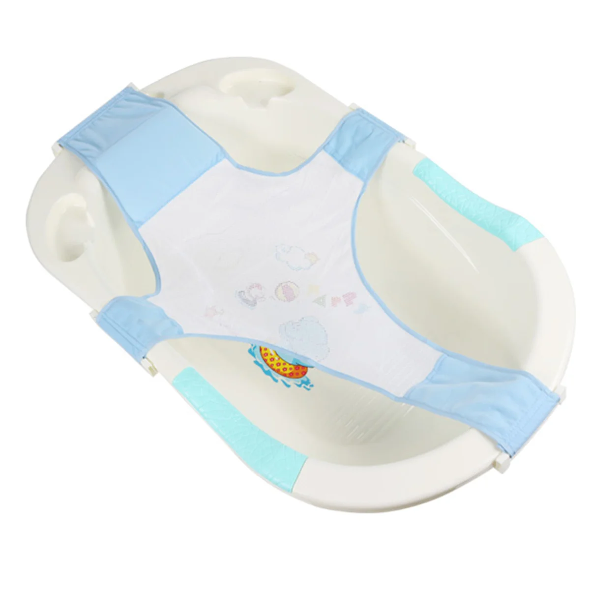 1 قطعة مقعد حمام الطفل دعم صافي الرضع حديثي الولادة قابل للتعديل المضادة للانزلاق الاستحمام شبكة السرير مريحة قوي Pp مشبك #4