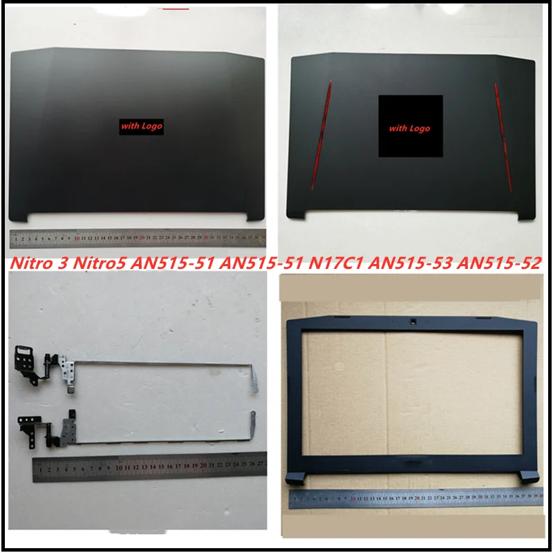 

New LCD Back Cover LCD Font Frame Bezel Frame Housing Case Hinge For Acer 3 Nitro5 AN515-51 AN515-51 N17C1 AN515-53 AN515-52