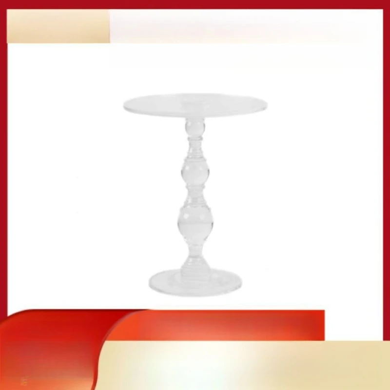 

Simple transparent coffee table light luxury small apartment living room balcony acrylic round table