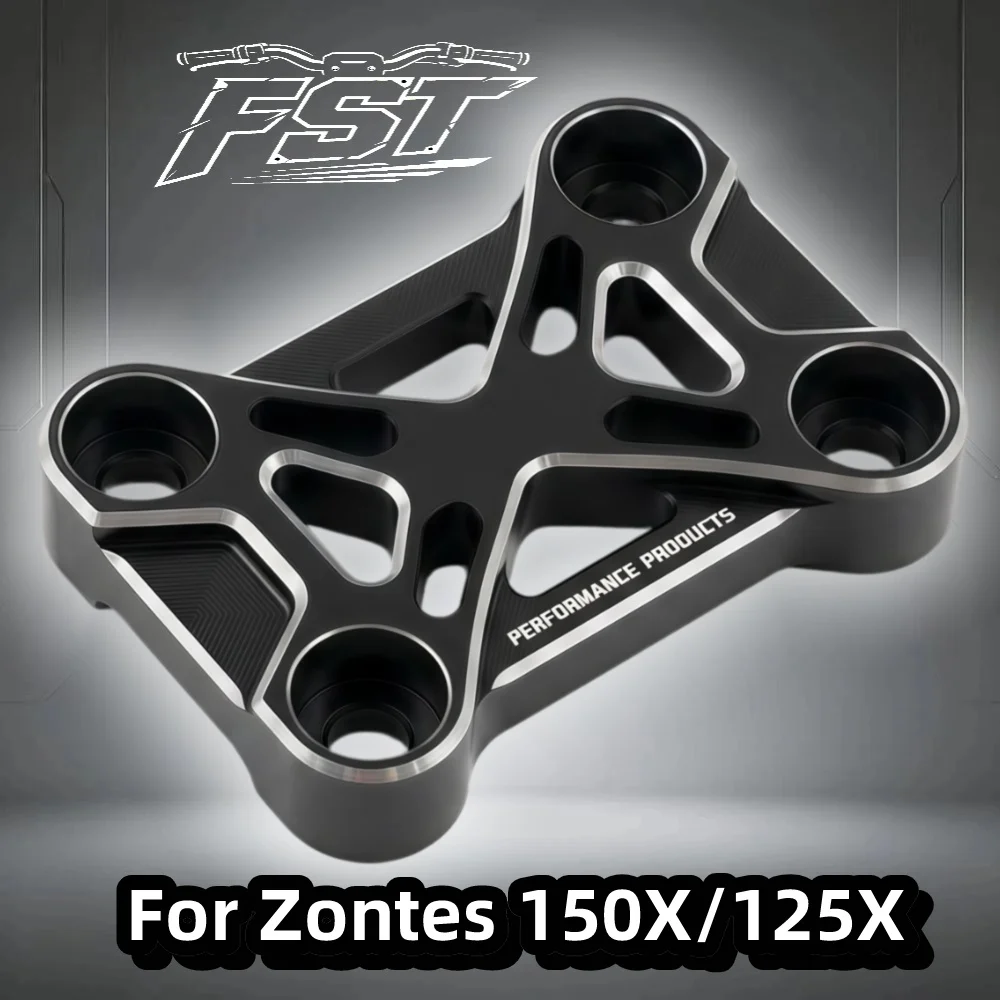 For Aluminum alloy handlebar clamp cover for Zontes 150X – decorative, non-destructive installation.