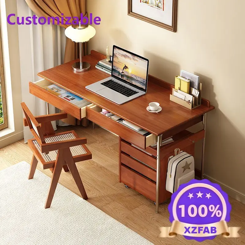 Factory Direct 2026 Solid wood ideal desk student home bedroom simpledesk writingdesk junior high school student studytable home