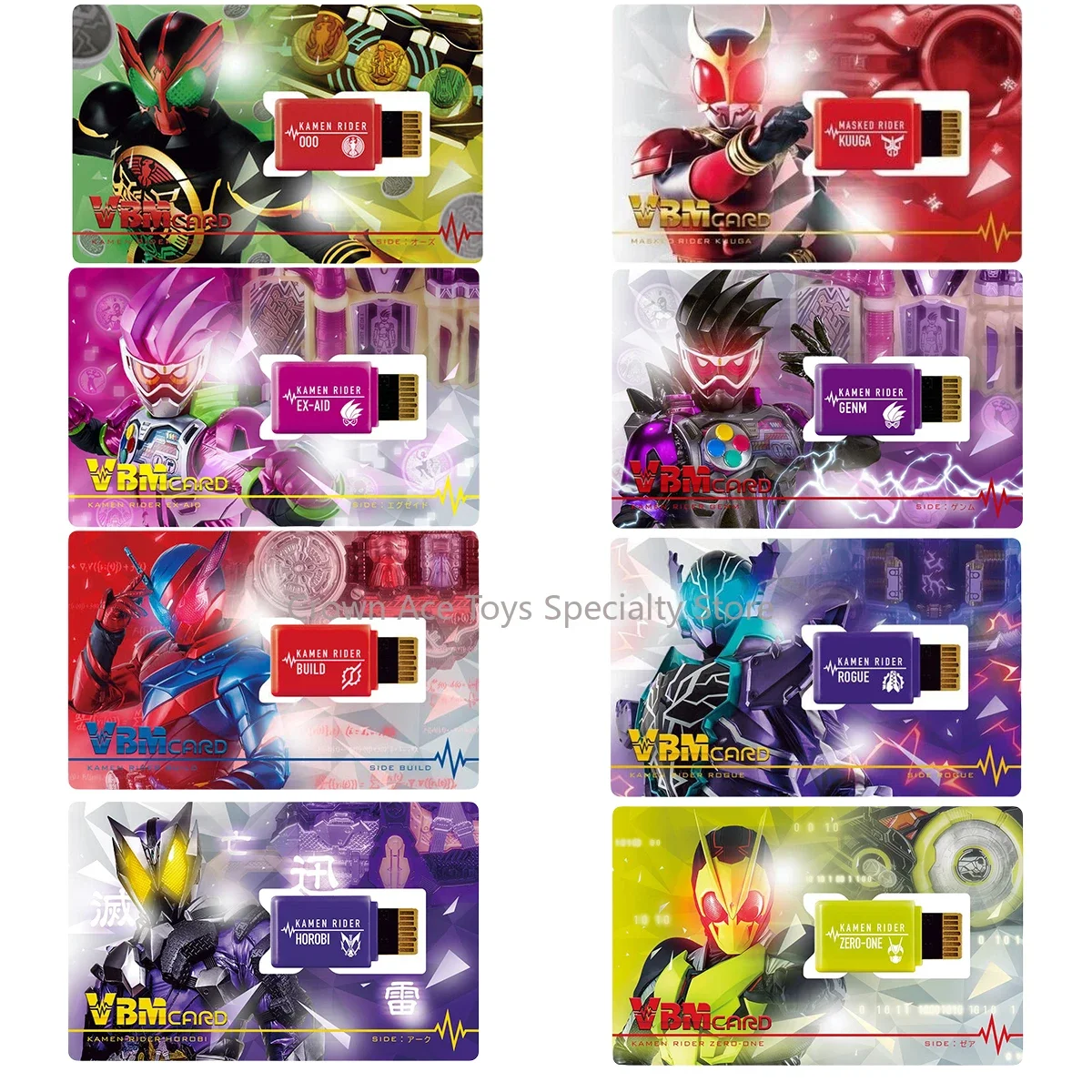 

Bandai Kamen Rider VBM Card KUUGA ZERO-ONE HOROBI EX-AID GENM BUILD ROGUE 000 GREEED Premium Collectible Trendy Toy Holiday Gift