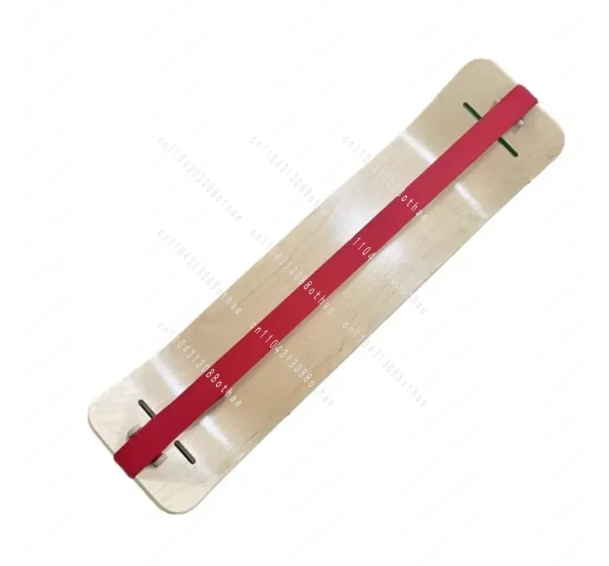 Ski Yoga Training Balance Board, Double Warping Board Wooden Yoga Board