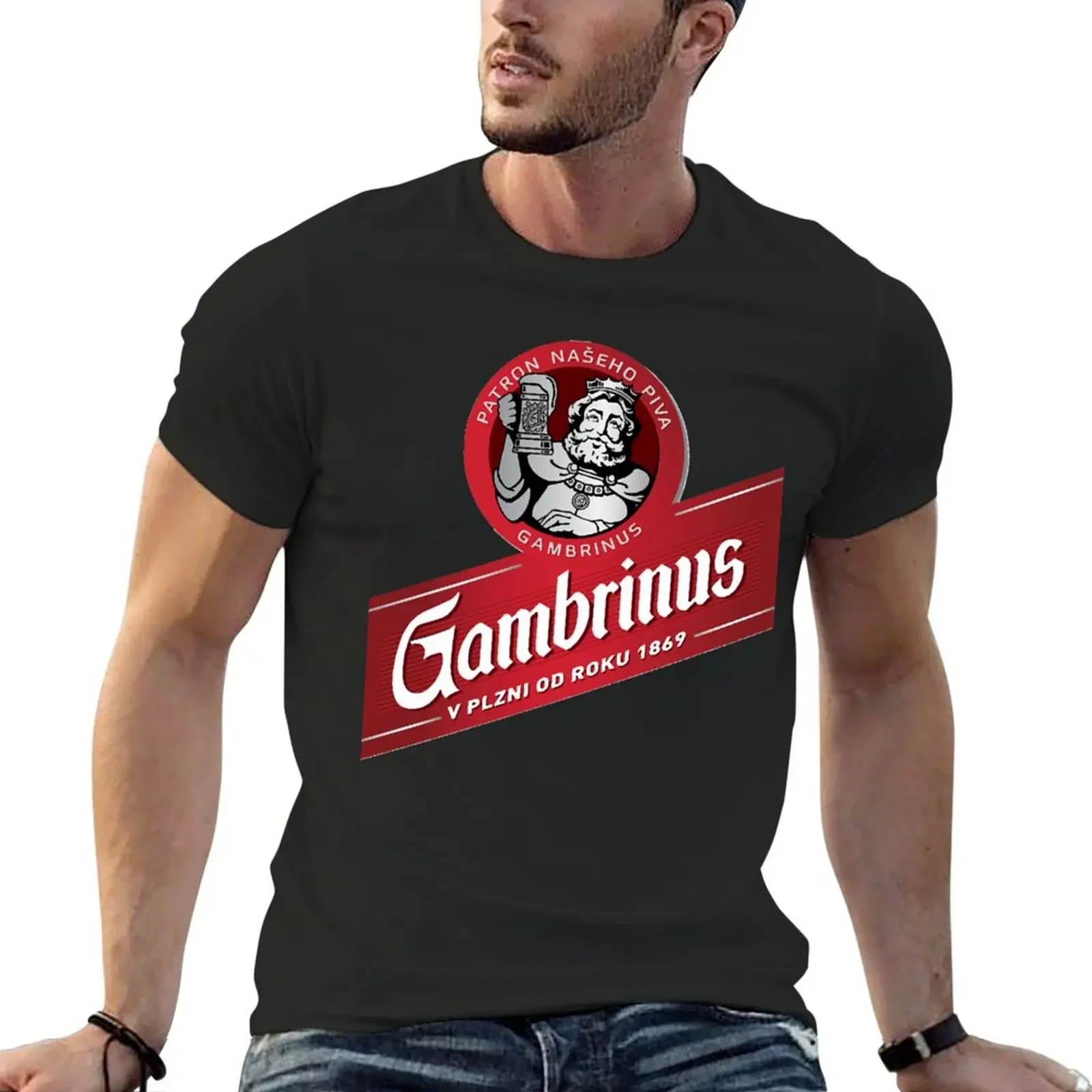 

Gambrinus Wood Original Beer logo Dibujos logo T-Shirt animal prinfor boys graphics oversizeds fruit of the loom mens t shirts