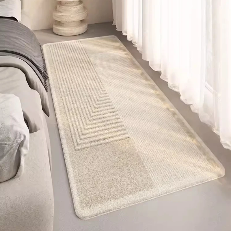 Carpet for Bedroom Room Soft Bedside Rugs Bedroom Floor Mat Floor Soft Tapetes Rectangular Balcony Mats Room Decoration 카페트 러그