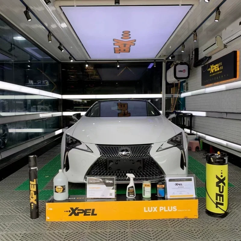 

XPEL LUX Plus матовая глянцевая защитная пленка из ТПУ PPF, самовосстанавливающаяся гидрофобная крышка автомобиля, долговечность 10 лет