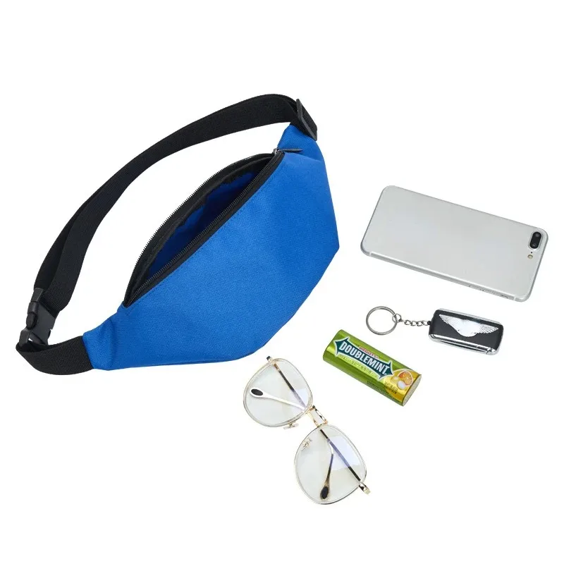 New Oxford Waterproof Fanny Pack Outdoor Sports Running Mobile Phone Bag Multi-Functional Cycling Satchel Stylish Fanny Packs