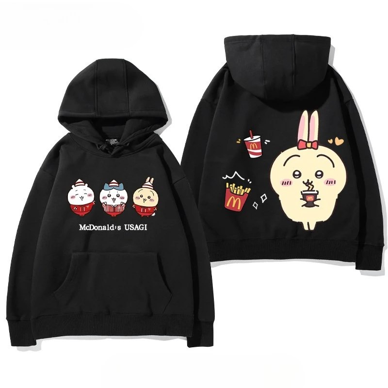2026 Chiikawa Usachi High-end Anime Parent-child Hoodie, Comfortable, Breathable, High-quality Ins Y2k